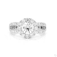 
              14K WHITE GOLD 2.06 CARAT CERTIFIED LAB GROWN DIAMONDS RING
            