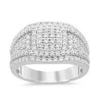 
              10K SOLID WHITE GOLD 2 CARAT NATURAL DIAMOND ENGAGEMENT RING WEDDING PINKY BAND
            