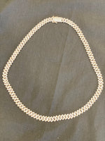 
              10K YELLOW GOLD 8.50 CARAT REAL DIAMOND 8MM 18 INCHES 47.68 GRAM GOLD CUBAN LINK CHAIN NECKLACE
            