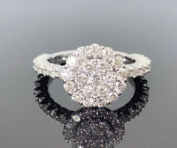 
              10K WHITE GOLD 2.25 CARAT WOMEN REAL DIAMOND ENGAGEMENT RING WEDDING RING BRIDAL
            