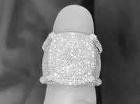 
              10K SOLID WHITE GOLD 3.75 CARAT NATURAL DIAMOND ENGAGEMENT RING WEDDING PINKY BAND
            