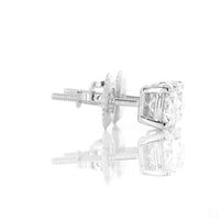 
              14K WHITE GOLD 1.09 CARAT 5 MM CERTIFIED LAB GROWN DIAMONDS STUDS EARRINGS
            