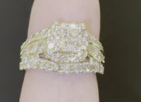 
              10K YELLOW GOLD 2.75 CARAT WOMEN REAL DIAMOND ENGAGEMENT RING WEDDING BRIDAL
            