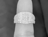 
              10K SOLID WHITE GOLD 2 CARAT NATURAL DIAMOND ENGAGEMENT RING WEDDING PINKY BAND
            