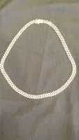 
              10K YELLOW GOLD 8.50 CARAT REAL DIAMOND 8MM 18 INCHES 47.68 GRAM GOLD CUBAN LINK CHAIN NECKLACE
            