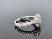 
              10K WHITE GOLD 2.25 CARAT WOMEN REAL DIAMOND ENGAGEMENT RING WEDDING RING BRIDAL
            