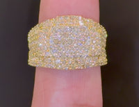 
              10K SOLID YELLOW GOLD 2.50 CARAT REAL DIAMOND ENGAGEMENT RING WEDDING PINKY BAND
            