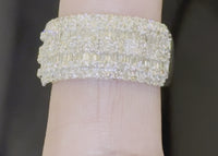 
              10K SOLID YELLOW GOLD 2 CARAT REAL DIAMOND ENGAGEMENT RING WEDDING PINKY BAND
            