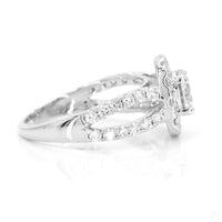 
              10K WHITE GOLD 2.63 CARAT CERTIFIED LAB GROWN DIAMONDS ENGAGEMENT RING WEDDING BAND BRIDAL SET
            