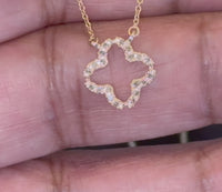 
              10K YELLOW GOLD .10 CARAT NATURAL DIAMOND PENDANT NECKLACE WITH GOLD CHAIN
            