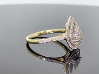 
              10K YELLOW GOLD .60 CARAT WOMEN REAL DIAMOND ENGAGEMENT RING WEDDING RING BRIDAL
            