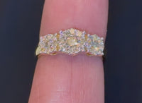
              10K YELLOW GOLD 1 CARAT REAL DIAMOND ENGAGEMENT RING WEDDING RING BRIDAL
            