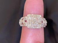 
              10K SOLID YELLOW GOLD 1.75 CARAT REAL DIAMOND ENGAGEMENT RING WEDDING PINKY BAND
            