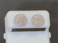 
              10K YELLOW GOLD 1.25 CARAT MENS/WOMENS 10 mm 100% GENUINE DIAMONDS EARRING STUDS
            