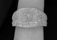 
              10K SOLID WHITE GOLD 2 CARAT NATURAL DIAMOND ENGAGEMENT RING WEDDING PINKY BAND
            