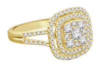 
              10K YELLOW GOLD 1.25 CARAT WOMENS REAL DIAMOND BRIDAL WEDDING ENGAGEMENT RING
            