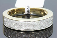 
              10K YELLOW GOLD .50 CARAT DIAMOND MEN WEDDING BAND BRIDAL ENGAGEMENT RING PINKY
            