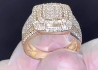 
              10K SOLID YELLOW GOLD 1.75 CARAT REAL DIAMOND ENGAGEMENT RING WEDDING PINKY BAND
            