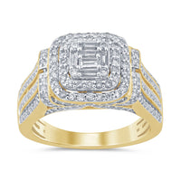 
              10K YELLOW GOLD 1.25 CARAT WOMEN REAL DIAMOND ENGAGEMENT RING WEDDING RING BRIDAL
            